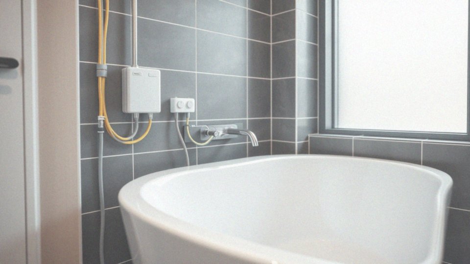 Jakie przewody używać do zasilania wanny z hydromasażem?