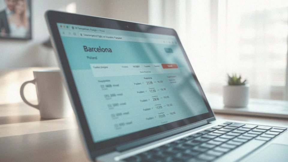 Jakie są ceny biletów lotniczych do Barcelony z Polski?