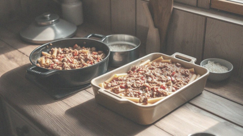 Jak przygotować zapiekankę makaronową z mięsem mielonym krok po kroku?