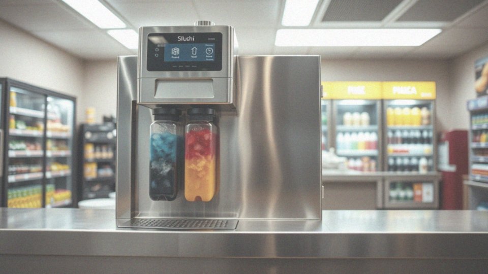 Jakie dodatkowe funkcje mogą mieć maszyny do slushy?