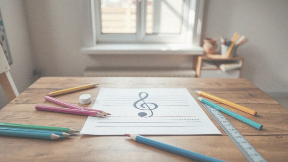 Jak dzieci mogą uczyć się rysować klucz wiolinowy?